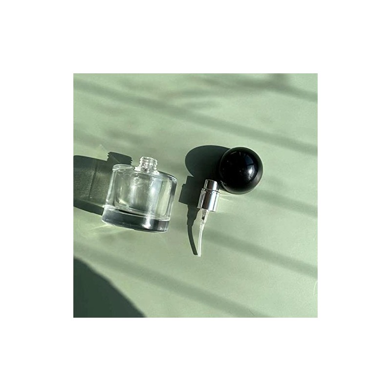 Empty Perfume Bottle 30ml Clear Glass Spray Bottle Refillable Perfume