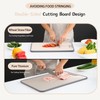 Titanium Cutting Boards for Kitchen Double-Sided, Cutting Board Double Sided