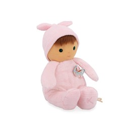 KALOO Very Soft and Fluffy Baby Doll - Soft and Delicate Body - Rag Doll - Pink Colour - 24 cm - Washable - From Birth - K222005