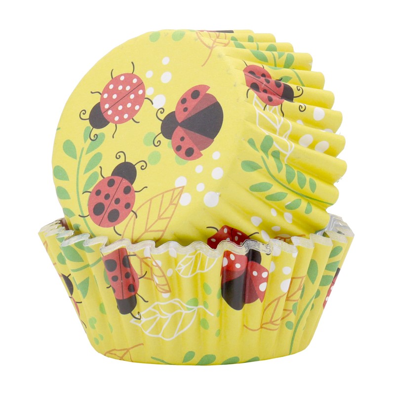PME Foil Lined Cupcake Cases - Ladybird, Pack of 30,