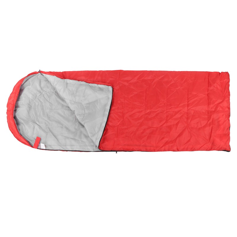 Adult Outdoor Envelope Sleeping Bag with Hood Waterproof for Camping