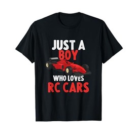 Boy Who Loves RC Cars Racing Radio Controlled Car Model T-Shirt