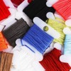 DERAYEE Black 8 metres embroidery thread, cross stitch threads for