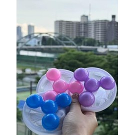 Washer Washing Machine Clothes Pilling Net Bag Floating Mesh Filter Bag Hair Catcher Ball Effective Pet Dog Cat Hair Purple Reusable