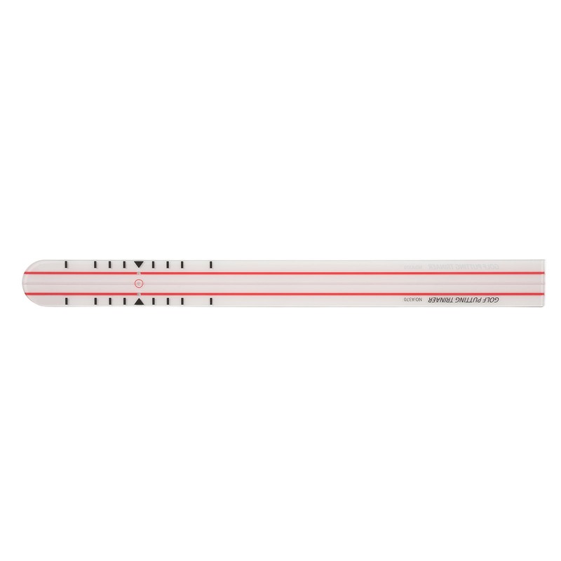 Golf Putting Mat Acrylic Accurate Scale Line Portable Double Sided