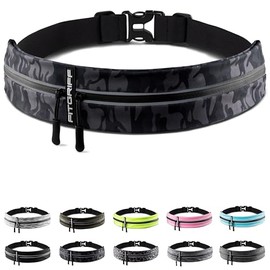 Fitgriff® Cinturón para correr para teléfono móvil - Bolsa para correr, bolsa de cintura, cinturón deportivo, cinturón para correr para trotar, correr