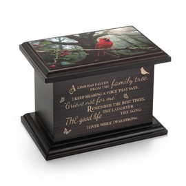 SOITIS Cremation Urns for Human Ashes 3.94 Inches Sharing Small Urn for Human Ashes Keepsake Wooden Urn Funeral Mini Casket for Ashes Burial Urn for Women Men Memorial Small Size Urns Box