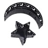 Ramadan Dessert Tray Iron Reusable Large Capacity Moon Star Shaped