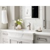 Moen Halle Spot Resist Brushed Nickel One-Handle Single Hole Bathroom