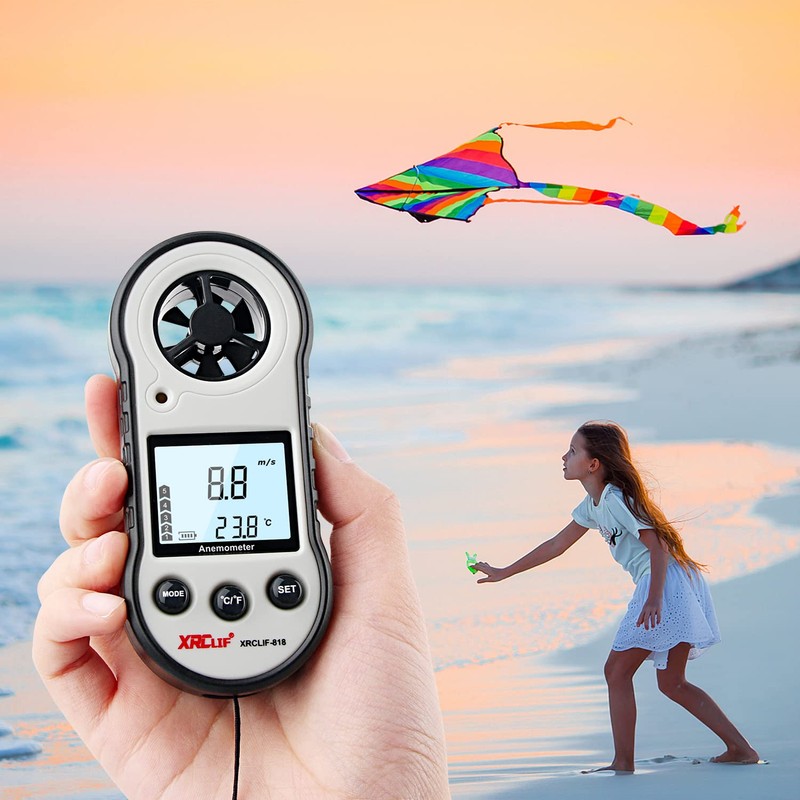 Digital Wind Speed Meter Anemometer Handheld Wind Meter Air Flow