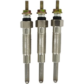 XYZIL 3X Glow Plug 30666-57301 30666-57302 Compatible with Mitsubishi K2B K2C K3A K3B K3C K3D K3E K3F K3H K3M Engine Compatible with Satoh S370 S373 S470 S630 Tractor Y-114T
