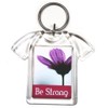5 T-Shirt Shape Blank Photo Keyrings 41 x 30 mm