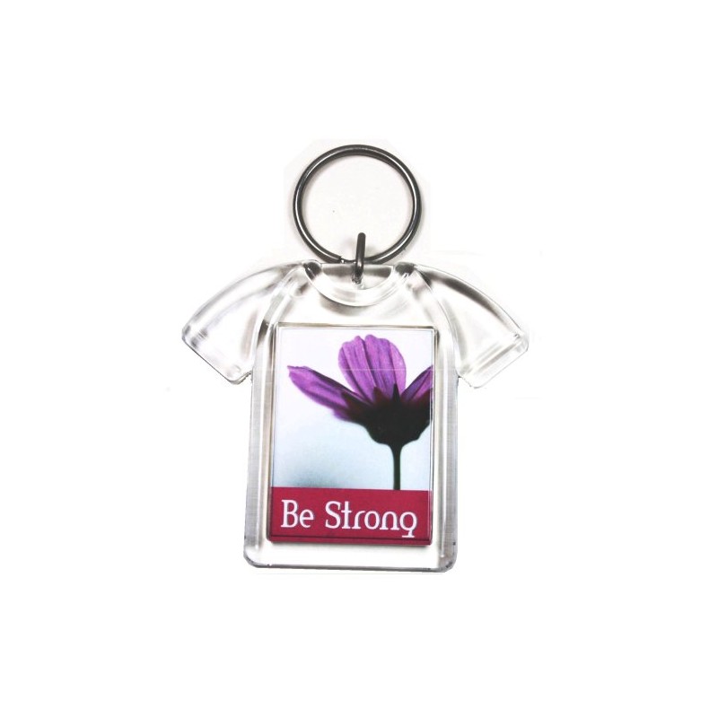 5 T-Shirt Shape Blank Photo Keyrings 41 x 30 mm