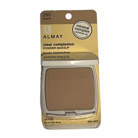 Almay Clear Complexion Powder Makeup Heals Blemishes, 280 Warm