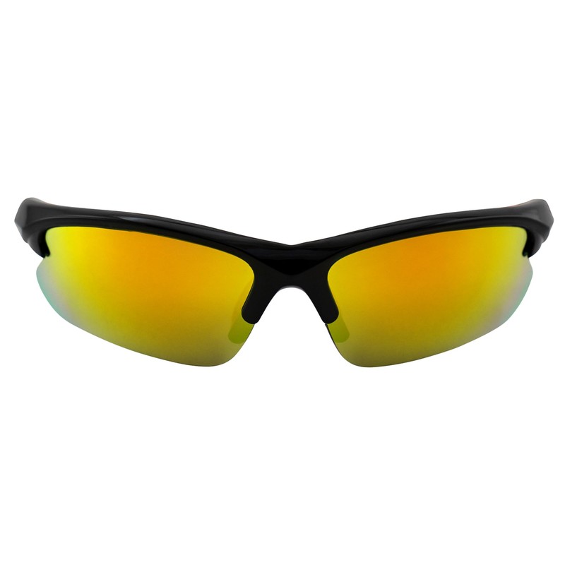 Optic Edge Fireball Wraparound Sports & Motorcycle Sunglasses Semi-Rimless 3