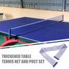 GRIRIW Table Tennis Net Durable Blue Pe Rebound Net for