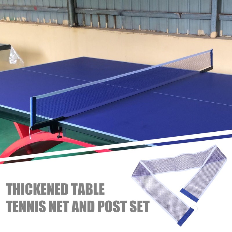 GRIRIW Table Tennis Net Durable Blue Pe Rebound Net for