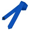 PenSee Men's Royal Bule Ties Thin Solid Pure Color 1.58"