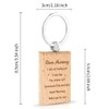 Hroanc Valentines Gifts for Mum Keyring Wood Mum Birthday Gifts