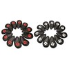 F Fityle 11Pieces Waterproof Leather Golf Iron Head Covers Set