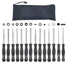 Hippotech 14 Pcs Carburetor Adjustment Tool Screwdriver Kit Screw Outer-Hexagon Scredrivers for Common 2 Cycle Carburator Adjusting Small Engine Carb Tune up Adjusting Tool
