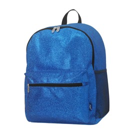 NGIL Glitter Canvas Backpack for Dance, Large Glitter Backpack, Team Sports Glitter Backpack, Large Glitter Backpack for Cheer, Team Glitter Backpack for Competitions (Glitter-Royal)