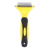 Pet Dematting Comb Stainless Steel Effective Ergonomic Pet Deshedding Tool