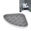 Triangle Bathroom Corner Rack Waterproof Ventilated Plastic Wall Mounted Shelf