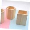 STOBOK 8 pcs Cosmetic Pencil Tabletop Unfinished Mini Container Small