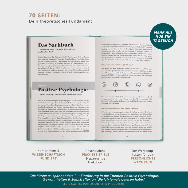 6-Minute Diary for Adults (The Original) - Gratitude Diary, Scientifically