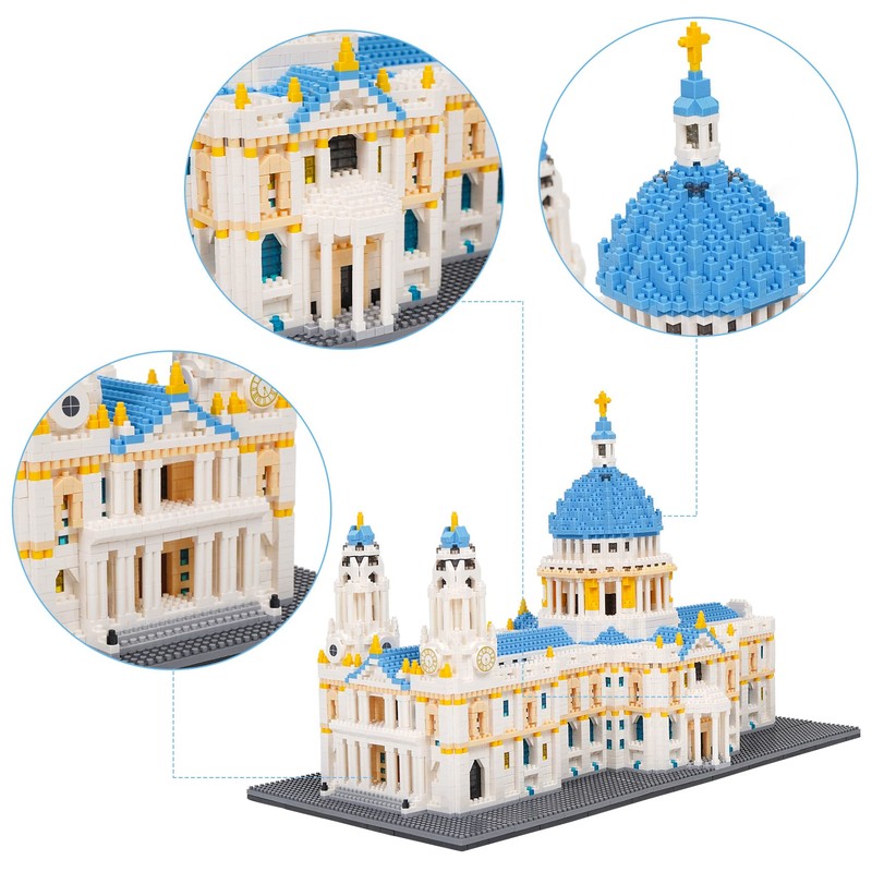 Geniteen Building Blocks Set, St Paul's Cathedral Model Building Kit