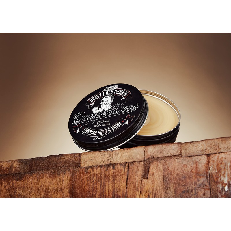 Dapper Dan Heavy Hold Pomade, Mens Hair Styling Product, 1