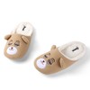 Boys Girls Cute and Cozy Plush Slip On Bear Slippers