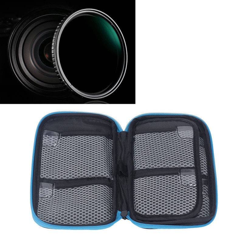 Bewinner Camera Filter Bags, Travel Carry Lens Filter Bag, Dustproof,