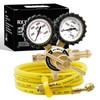 RX WELD Nitrogen Regulator with 0-1000 PSI CGA580 Inlet, Delivery