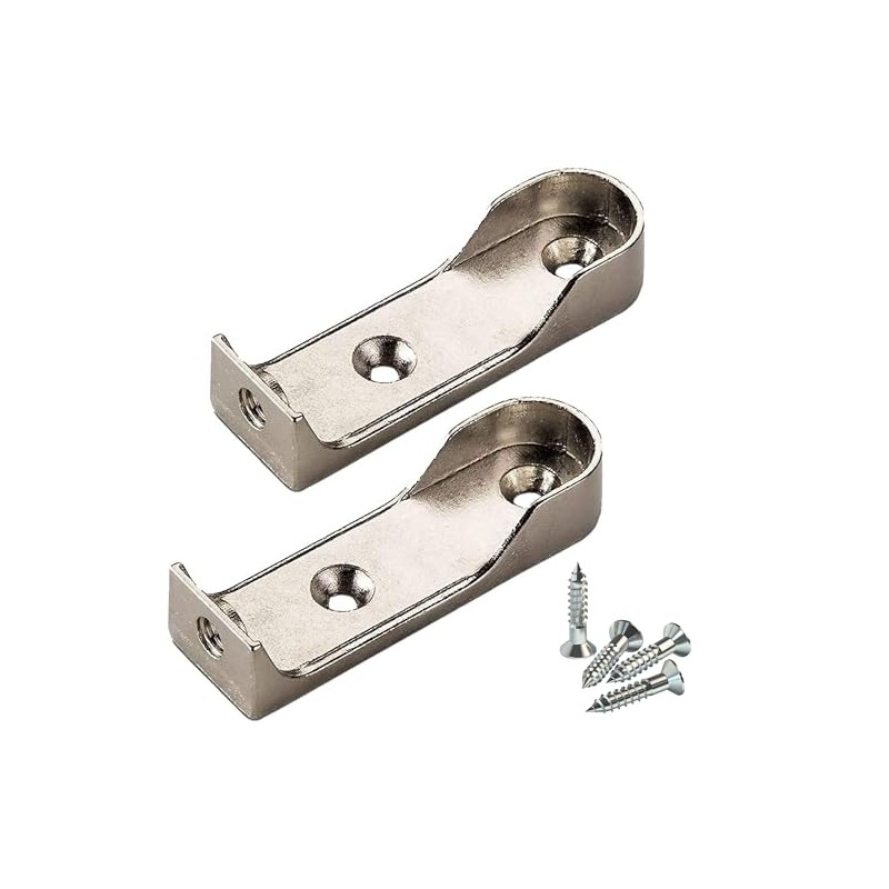 bricoleva.it Closet Rail Bracket, Side Hose Holder Kit for Oval