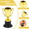 BTBHIHO 6PCS Mini Trophies Bulk for Kids, Premium Lightweight Plastic
