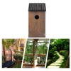 Hanging Wooden Bird House DIY Breeding Parrots Bird Nesting Box