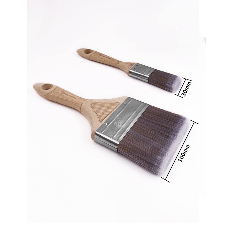 ROLLINGDOG 2PC Large Paint Brush - Fence Paint Brushes for