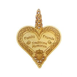Family Friends Traditions Memories Celtic Heart Ornament, Celtic Gifts
