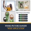MIHUYAN Picture Hanger Super Hook 30PCS,High-Quality Steel Picture Hanger Hercules