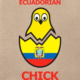 CafePress Ecuadorian Chick Cap Unique Adjustable Baseball Hat Khaki