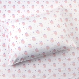 Sleeping Partners Kids 3PC Twin Size Sheet Set, Ombre Unicorn