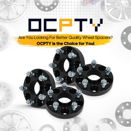 OCPTY 4PCS 5x135 to 5x5 Wheel Spacers Adapters 1.5" inch 14x2 Studs 87.1mm Hub Bore Forged Wheel Spacers Adapters 5 Lug fit for Blackwood for Expedition for F-150 for F-150 Heritage