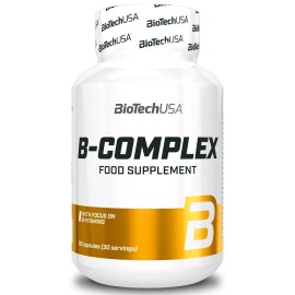 Vitamins BIOTECH USA VITAMIN B-COMPLEX - Vitamins Supplement - Well-Being - Antioxidants  - 60 Capsules