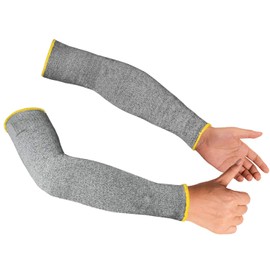 Protective Arm Sleeves, Cut Heat Resistant Arm Protectors Anti Abrasion Safety Armband for Garden Kitchen Work 1 Pair (Gray)