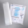 60pcs Plastic Envelopes with Button Snap Closure,A4 Clear Plastic Folders,Waterproof