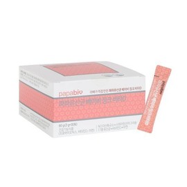Papabio 파파유산균 징크비타D 신생아 돌 유아 영양제 2gX30포 6박스(6개월분) Papa Probiotic Zinc Vita D Newborn Infant Nutritional Supplement 2gX30 Packs 6 Boxes (6 Months Supply)