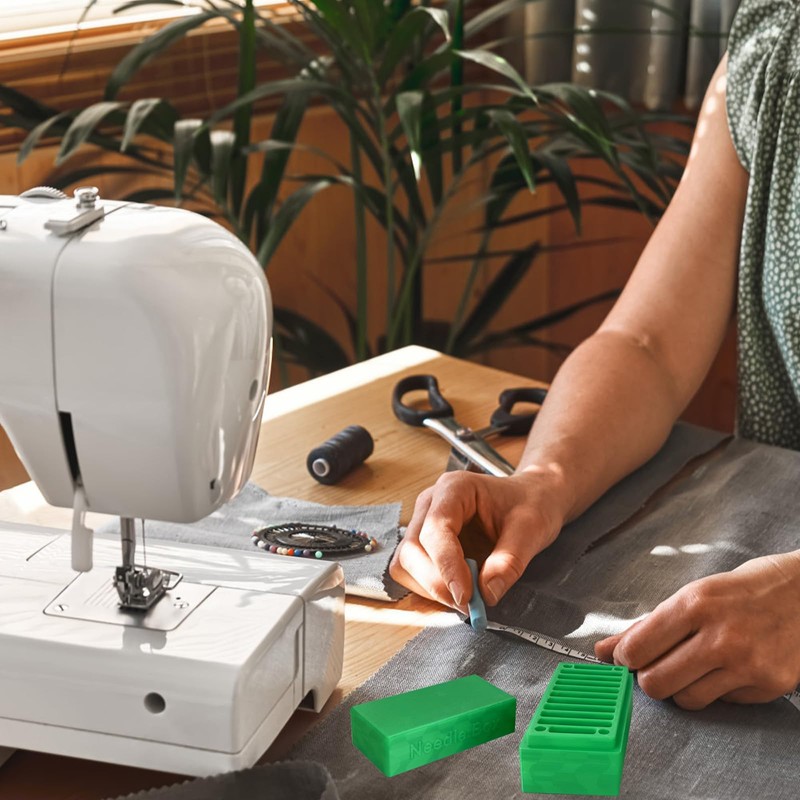 Sewing Machine Needle Organizer - Holds 9 Needle Sleeves,Compact Storage