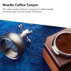 Adjustable Coffee Distributor Food Grade Metal Rotating Handle Fixed Cover